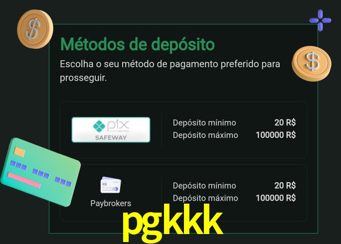O cassino pgkkk oferece uma grande variedade de métodos de pagamento